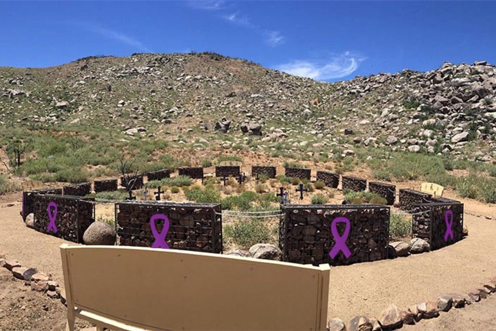 Yarnell Hill Fire Memorial Park ® Shapes a Fire Proof Wall with Earth Friendly Block